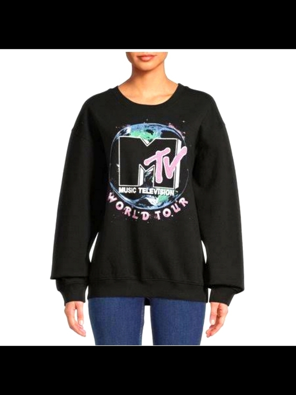 MTV World Tour Sweatshirt Sz L